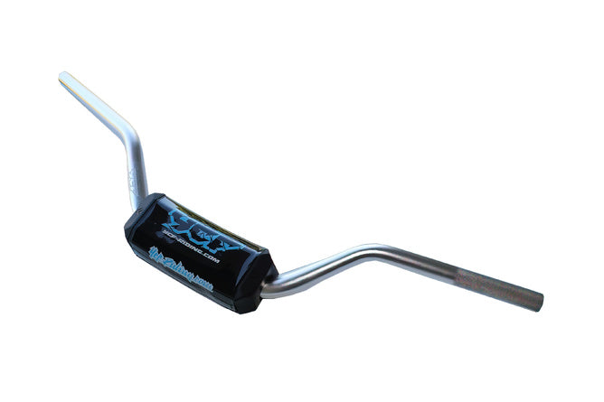 Styre aluminium Fatbar d.22mm med pad YCF Pit Bike / Dirt Bike silver
