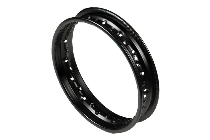 Fälg fram/bak stål 12x1,85 svart Pit Bike / Dirt Bike
