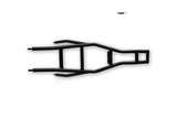 Rear Frame steel black Pit Bike YCF Sunday