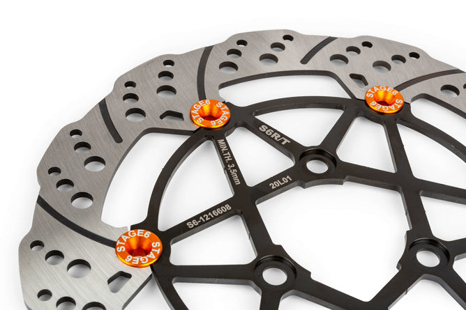 Oversize Bromssats 280mm Yamaha Aerox Stage6 R/T Svart