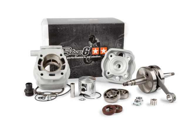 Tuning Kit cylinder + vevaxel Stage6 Big Racing 88cc slag 45mm Derbi Euro2