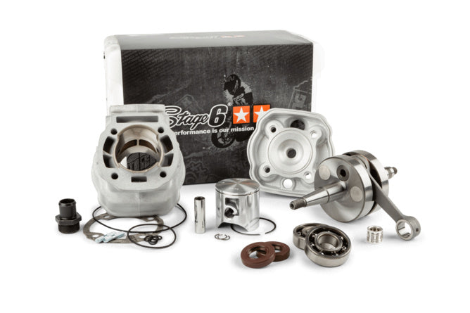 Tuning Kit cylinder + vevaxel Stage6 BigRacing 77cc Derbi Euro 3 / 4