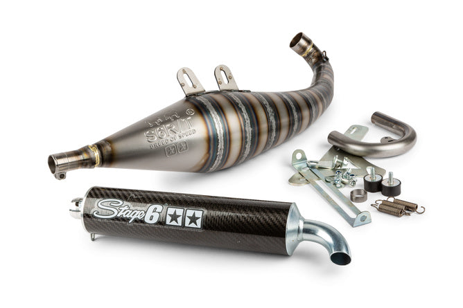 Avgassystem Stage6 R/T 95cc Big Bore Minarelli horisontell