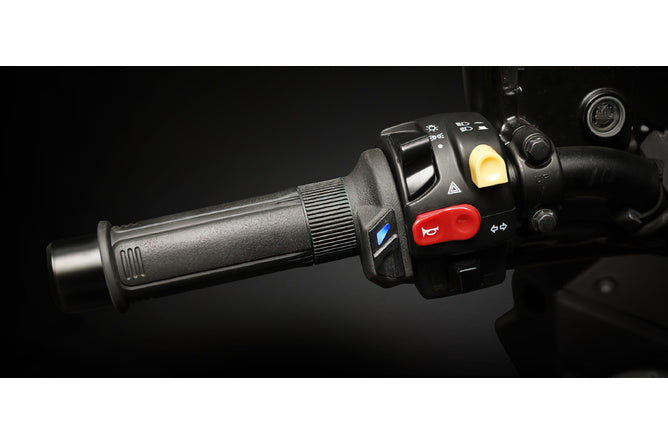 Värmehandtag HG 13 Koso 1" + 1 1/8" L=130mm svart med switch