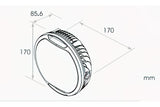 Headlight LED d.170mm Koso Thunderbolt