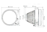 Headlight (high beam) LED Koso Hawkeye