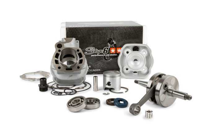 Tuning Kit cylinder + vevaxel Stage6 Streetrace 88cc slaglängd 45mm Minarelli AM6