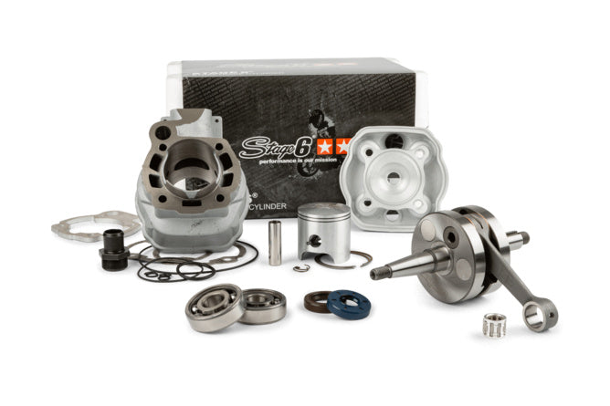 Tuning Kit cylinder + vevaxel Stage6 Streetrace 88cc slaglängd 45mm Minarelli AM6
