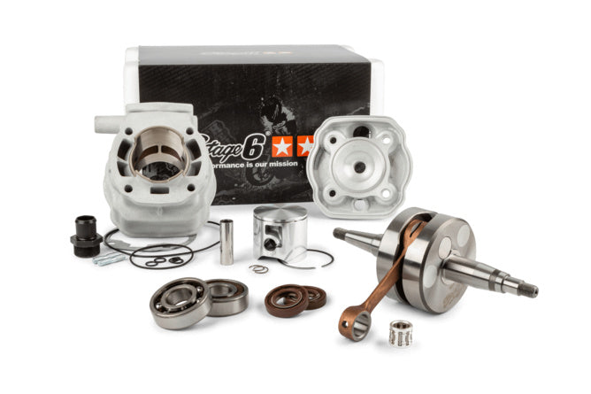 Tuning Kit cylinder + vevaxel Stage6 BigRacing 77cc Derbi Euro2