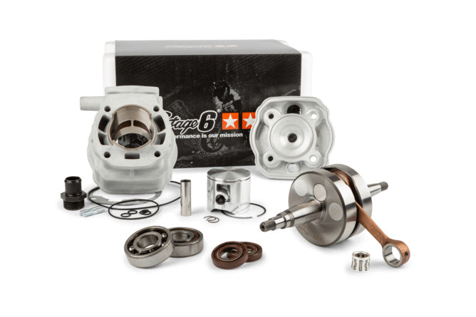Tuning Kit cylinder + vevaxel Stage6 BigRacing 77cc Derbi Euro2