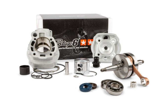 Tuning Kit cylinder + vevaxel Stage6 BigRacing 77cc Minarelli AM6
