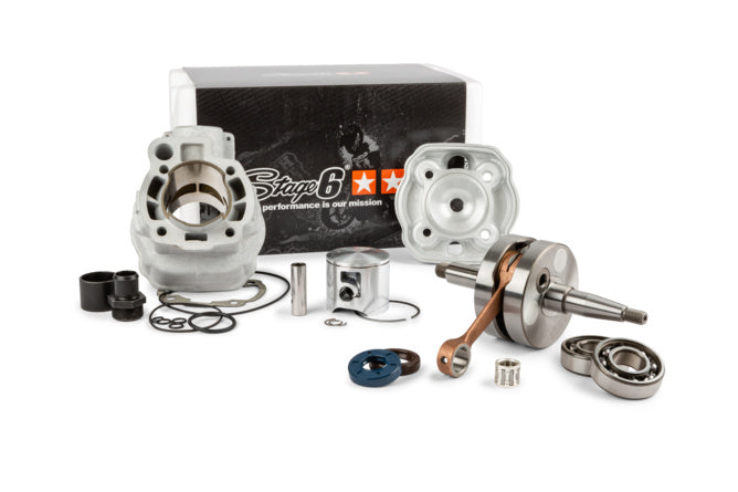 Tuning Kit cylinder + vevaxel Stage6 BigRacing 77cc Minarelli AM6