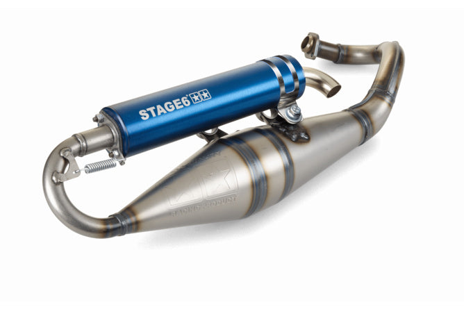 Avgassystem Stage6 Pro Replica MK2 Blå Piaggio