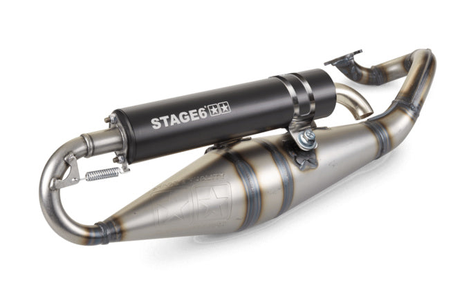 Avgassystem Stage6 Pro Replica MK2 Svart Minarelli horisontell / Kina 2-takts
