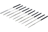 Diamond File Set BGS straight 140 x 3 mm 10 pcs.