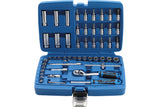 Socket Set BGS 6.3 mm (1/4u0022) drive 53 pcs.