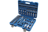 Socket Set wave BGS 6.3 mm (1/4u0022) + 12.5 mm (1/2u0022) drive 108 pcs.