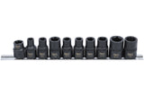 Socket Set BGS car 3- 5- 6- 10-point 10 pcs.