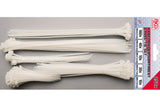 Cable Tie Set BGS white various sizes 250 pcs.
