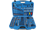 Socket Set wave BGS 6.3 mm (1/4u0022) 10 mm (3/8u0022) 12.5 mm (1/2u0022) drive 218 pcs.