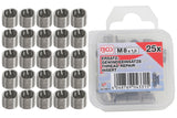 Thread Inserts BGS M8 x 1.0 mm 25 pcs.