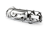 Variator Cover STR8 Cut Out Yamaha Aerox / Nitro chrome