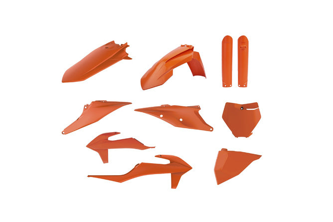 Plastkit med gaffelskydd Orange KTM SX / SX-F 2019-2022 Polisport