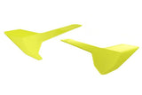 Plaques latérales Husqvarna 2016 jaune fluo