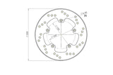 NG Brake Disc rear 220mm Yamaha TZR after 2003