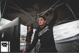 Hoody scootertuning is not a crime unzipped black