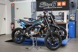 Graphic Kit Derbi Xtreme 2011 - 2017 Stage6 blue / black