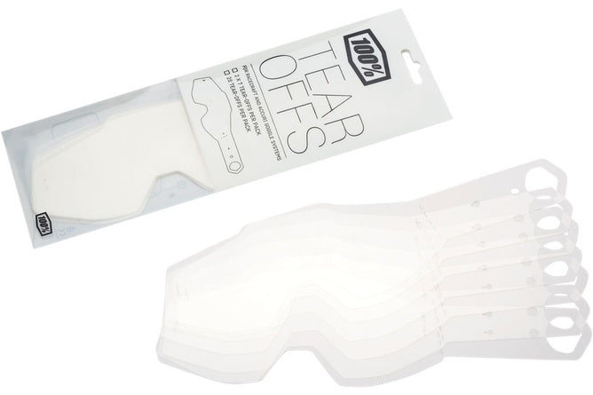 Tear offs laminerade 100% Strata / Accuri / Racecraft 1
