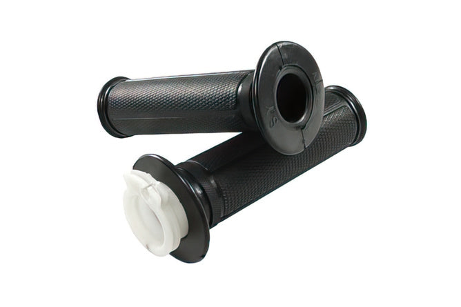 Grips vänster / höger svart med gasrör GY6
