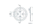 Disque de frein d.190mm - 4 trous NG MBK Stunt / Slider