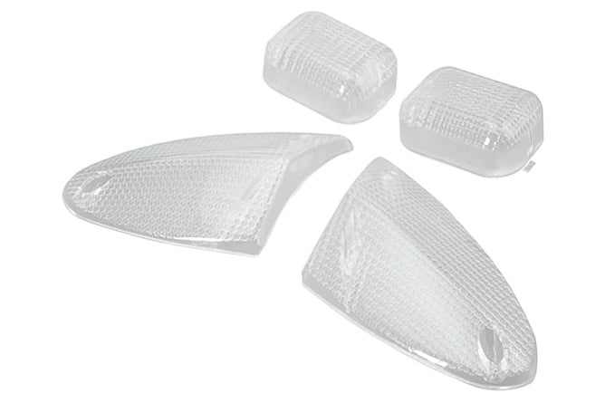 Blinkersglas Set STR8 (4) Aprilia SR50 efter 2000 vitt