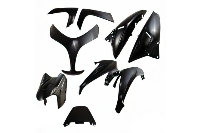 Karosskydd Kit 9 delars svart Yamaha Tmax 500 efter 2008