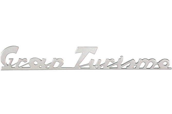 Badge Vespa Gran Turismo krom