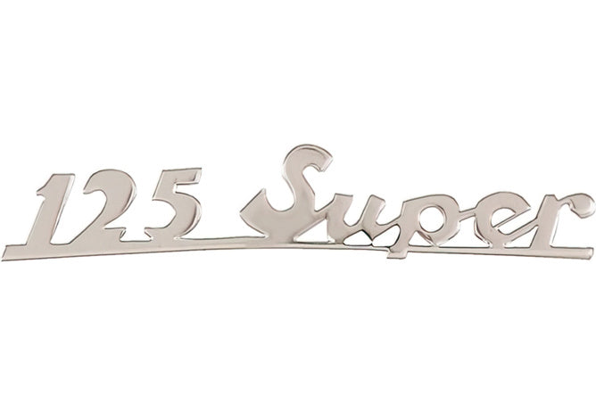 Badge Vespa Super 125cc krom