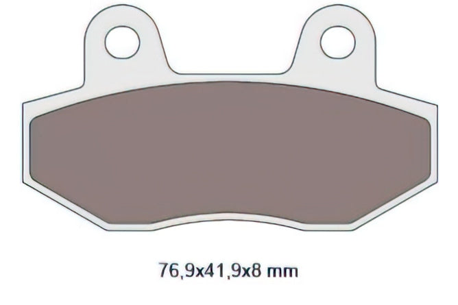 Bromsbelägg organiska Kymco 50/125cc