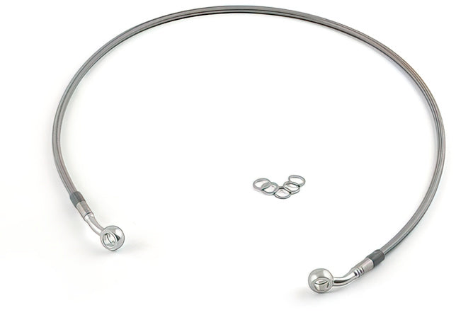 Bromslang Motacc fram i rostfritt stål Yamaha Tmax 500cc Black Max 2008 - 2011