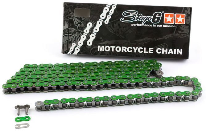 Chain Kit 13x53 - 420 Stage6 aluminium CNC grön Beta RR