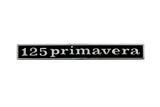 Logo Vespa Primavera 125cc Noir/Chromé
