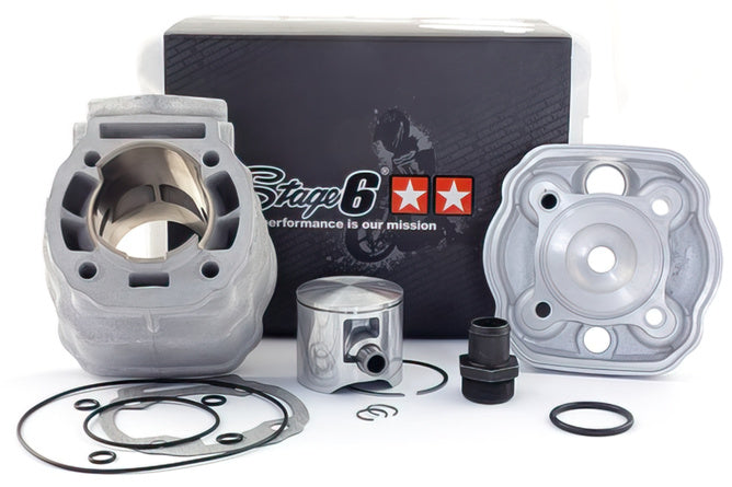 Tuning Kit cylinder + vevaxel Stage6 Big Racing 88cc slaglängd 45mm Derbi Euro3 / Euro4