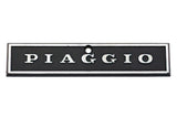 Logo Piaggio Noir/Chromé