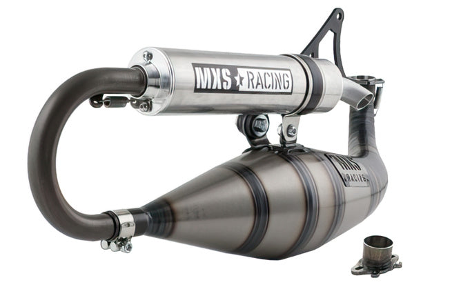 Avgassystem MXS Racing GP90 2014 inkl. universell fläns Yamaha Aerox