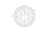 Disque de frein avant 300mm NG Brake Disc Peugeot XR7 apu002708