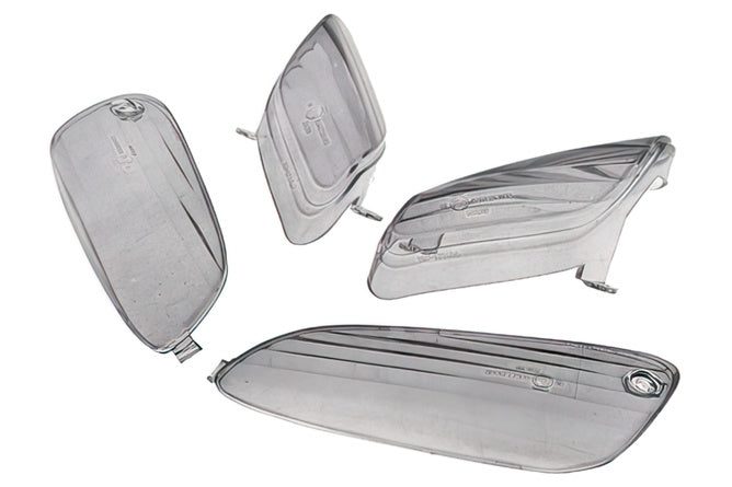 Indicator STR8 Linser Aprilia SR Factory svart transparent
