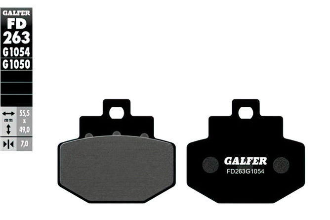 Bromsklossar Galfer semi-metalliska Vespa GT