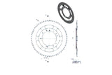 Couronne Teknix 56 dents MBK 51 (jante Grimeca)