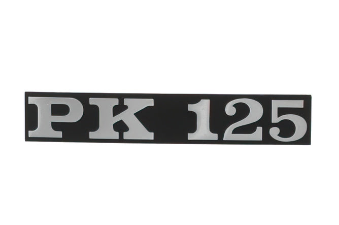 Badge Vespa PK 125 svart / krom